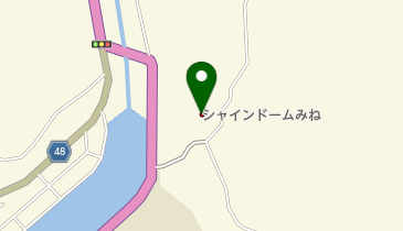 シャインドームみね事務室の地図画像