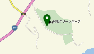 対馬グリーンパーク管理棟の地図画像
