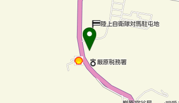 陸上自衛隊対馬駐屯地の地図画像