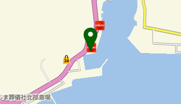 比田勝海上保安署の地図画像