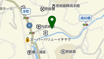 たちかわ文具店の地図画像