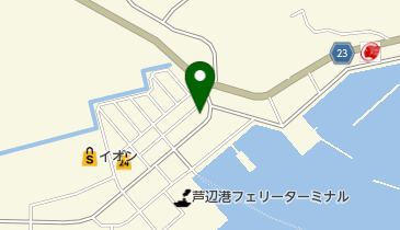 ばさらかラーメン芦辺店の地図画像