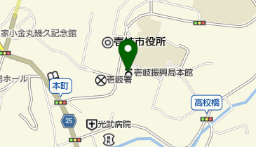 壱岐振興局の地図画像