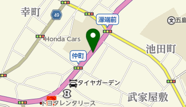 田尾プロパンの地図画像