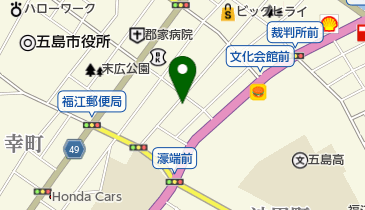 福江信用組合の地図画像