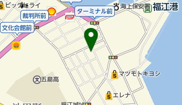 富国生命保険相互会社福江営業所の地図画像