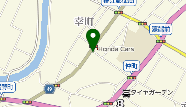 富川理容院の地図画像