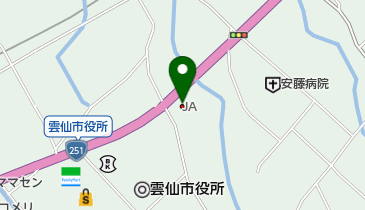 JA島原雲仙 吾妻給油所の地図画像