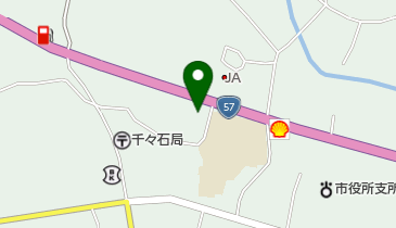 千々石町公民館の地図画像