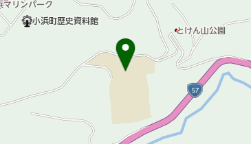 雲仙市立 小浜中学校 職員室の地図画像