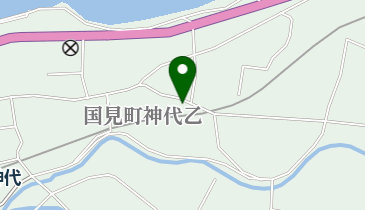 国見クリーニング店の地図画像