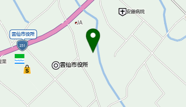 雲仙市 吾妻保健センターの地図画像