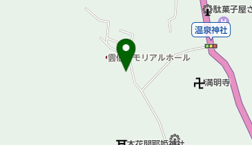 小浜勤労者体育センター・雲仙やまびこ会館の地図画像