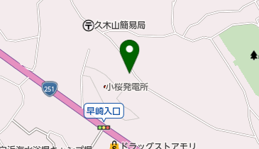 はらだ電器の地図画像
