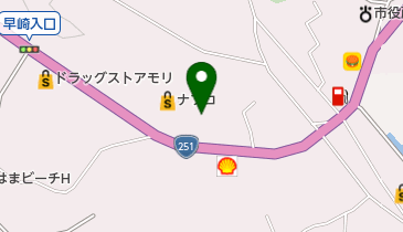 サンピアシューズはやしだの地図画像