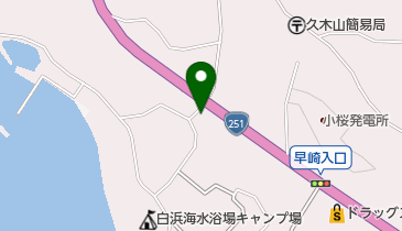白浜美容室の地図画像