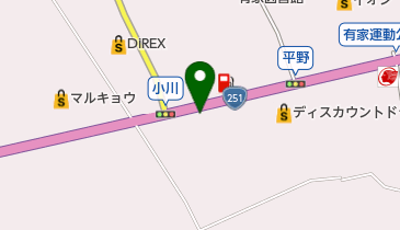 メガネプラザ島原有家店の地図画像