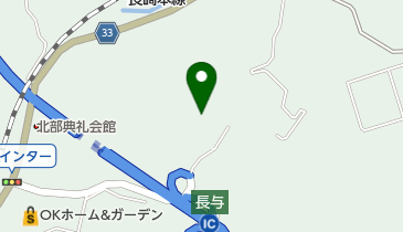 長与オレンジゴルフの地図画像
