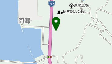 長与町民体育館の地図画像