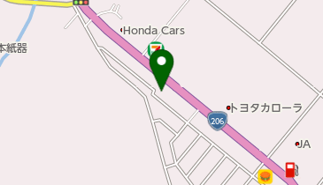 谷川クリーニングの地図画像