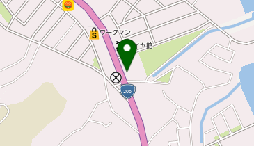 清香園久留里店の地図画像