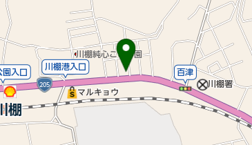 青井酒店の地図画像