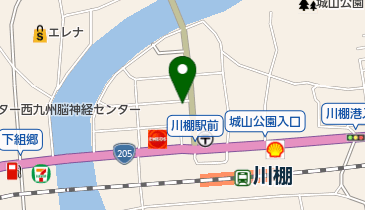 岩崎自転車店の地図画像