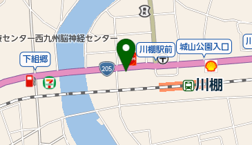ヤクルト川棚サービスセンターの地図画像