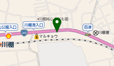 たけしま美容室の地図画像