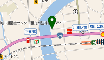 ラッキー食堂の地図画像