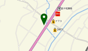 かどや硝子店の地図画像