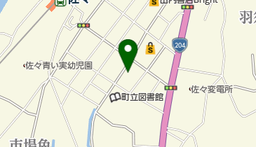 代々木教育ゼミナール佐々校の地図画像