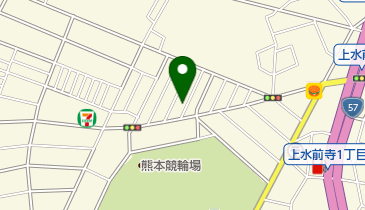 園田水前寺鍼灸マッサージ治療院の地図画像