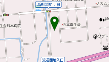 株式会社あらた熊本支店の地図画像