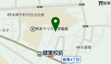 ブラインドサービス熊本の地図画像