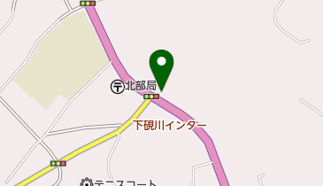 無法松熊本北店の地図画像