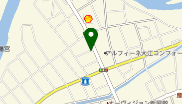 大江モータースの地図画像