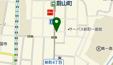 新町モータースの地図画像