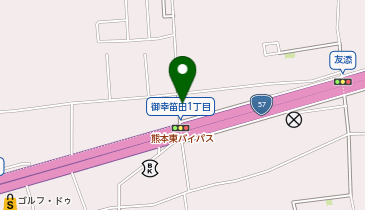 モダン亭 御幸店の地図画像