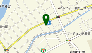 家政婦新屋敷紹介所の地図画像
