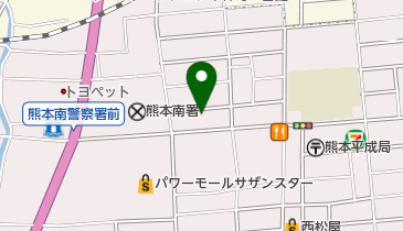 株式会社ユニマットライフ熊本営業所の地図画像