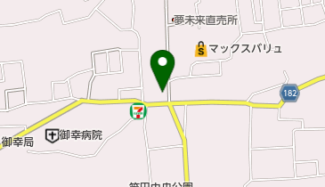 電気プラザカメヤの地図画像