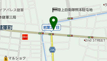 昴 健軍校の地図画像