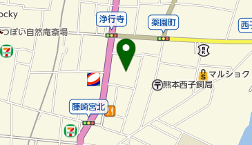 熊本バレエ研究所 熊本教室の地図画像