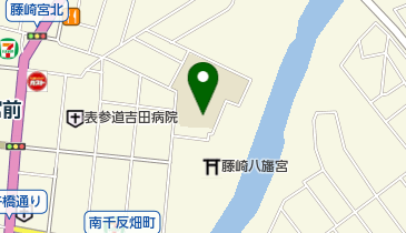 熊本市 碩台小児童育成クラブの地図画像