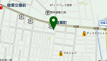 タケモト 健軍店の地図画像