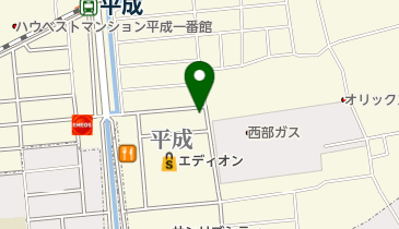 西部チエン株式会社の地図画像