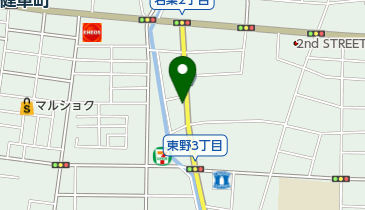 美容室ティファニーの地図画像