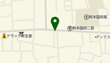 熊本めぐみ教会の地図画像