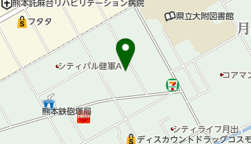 南九イリョー株式会社熊本支店の地図画像